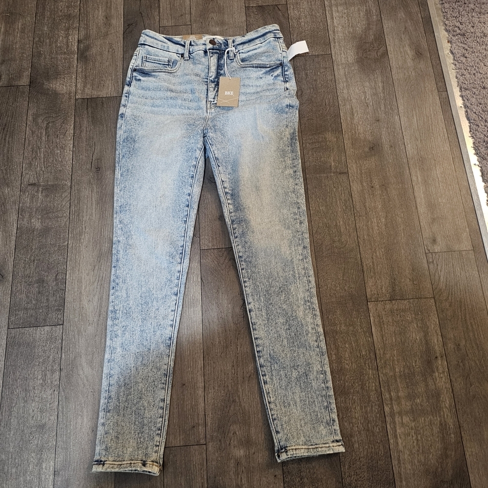 BKE Billie Slim Fit High Rise Ankle Skinny Light Blue Jeans Size 29/27 {J3}
